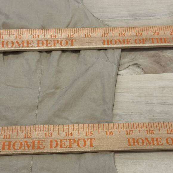 Theory Dress 8 A-line Cupro Cotton Shift Sleeveless Beige Workwear - Picture 8 of 10